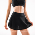 Treino de ginástica feminino Treino de fitness Tenas de vôlei Running Salia Vestido ativo com bermuda vestidos de tênis para meninas